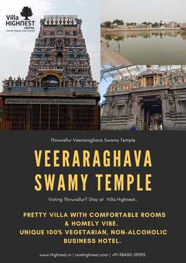 Visting Thiruvallur? Stay at  Villa Highnest.